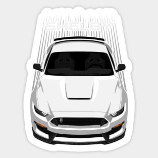 Ford Mustang Shelby GT350 2015 - 2020 - White Sticker